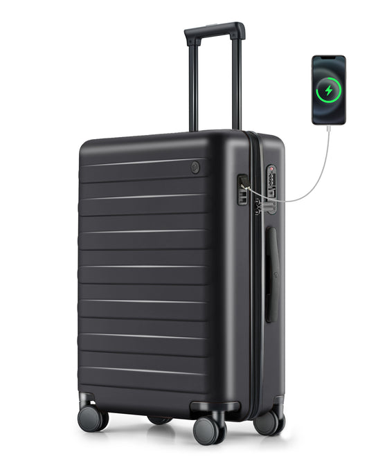 Rhine Pro Plus Collection | Hardside 20 Inch Carry-on with USB Port